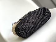 Colestore Loewe x Paula's Ibiza Square Basket Small Bag Black 30x21x11cm - 6