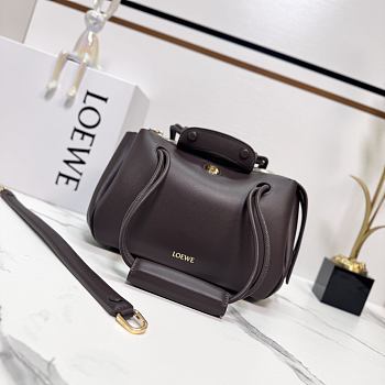 Colestore Loewe Small Madrid bag in Supple Calfskin Brown 23.5x10x19cm 