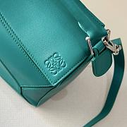 Colestore Loewe Small Featherlight Puzzle Bag in Nappa Lambskin Aquamarine 24x10.5x16.5cm - 6