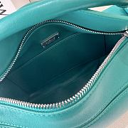 Colestore Loewe Small Featherlight Puzzle Bag in Nappa Lambskin Aquamarine 24x10.5x16.5cm - 3