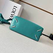 Colestore Loewe Small Featherlight Puzzle Bag in Nappa Lambskin Aquamarine 24x10.5x16.5cm - 5