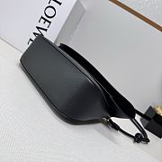 Colestore Loewe Bolsa Ola Média Com Corrente Black 26x18x13cm - 4