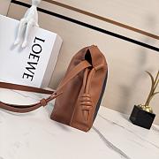 Colestore Loewe Medium Flamenco Clutch in Nappa Calfskin Multicolor Caramel/Bright Green 30x24.5x10.5cm  - 6