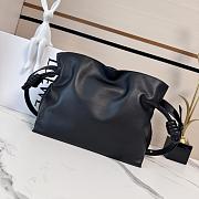 Colestore Loewe Medium Flamenco Clutch in Nappa Calfskin Multicolor Black/Burgundy 30x24.5x10.5cm  - 3