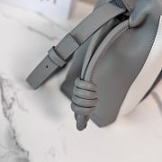 Colestore Loewe Medium Flamenco Clutch in Nappa Calfskin Multicolor Grey/Light Ghost 30x24.5x10.5cm  - 2