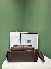 Colestore Prada Medium Explore Leather Tote Bag Brown 31x17x11cm - 3