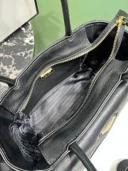 Colestore Prada Medium Explore Leather Tote Bag Black 31x17x11cm - 6