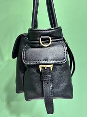 Colestore Prada Medium Explore Leather Tote Bag Black 31x17x11cm - 5