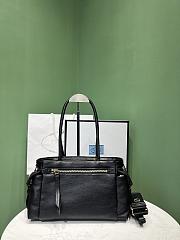 Colestore Prada Medium Explore Leather Tote Bag Black 31x17x11cm - 3