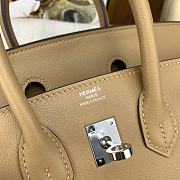 Colestore Hermes Birkin Colormatic bag 25 Chai/Lime/Blue brume/Cassis Swift leather Silver hardware 25cm - 4
