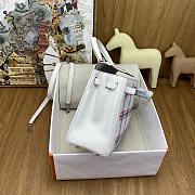 Colestore Hermes Kelly Retourne 25 Tartan Light 25cm - 6