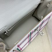 Colestore Hermes Kelly Retourne 25 Tartan Light 25cm - 4
