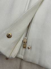 Colestore Loro Piana Coat with A Fur-Trimmed Hood White - 2