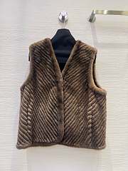 Colestore Fendi Copenhagen Auction House Purple Label Mink Fur Vest - 1