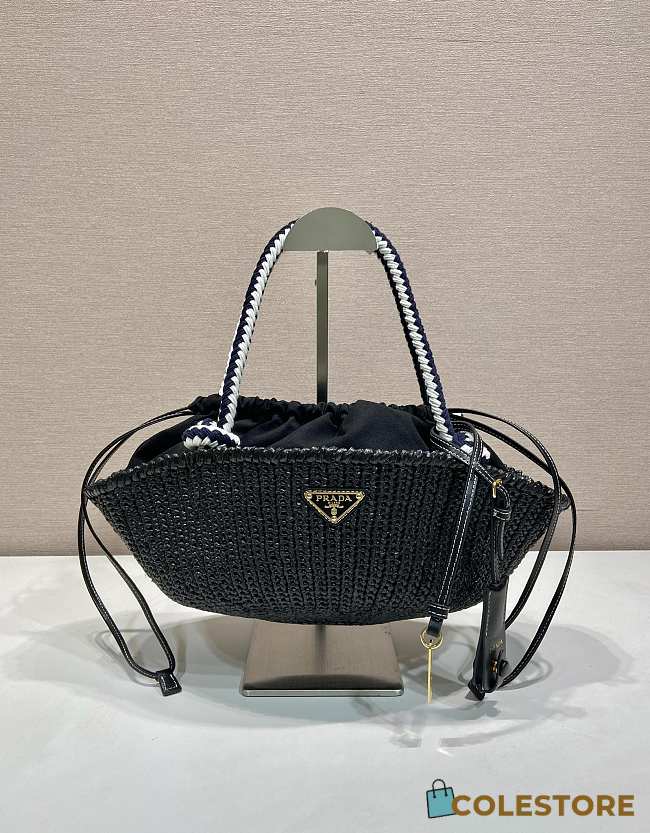 Colestore Prada Black Small Crochet Bag 25x14x11.5cm - 1