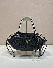 Colestore Prada Black Small Crochet Bag 25x14x11.5cm - 1