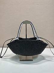 Colestore Prada Black Small Crochet Bag 25x14x11.5cm - 5