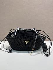 Colestore Prada Black Small Crochet Bag 25x14x11.5cm - 4
