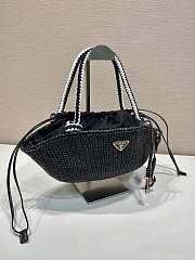 Colestore Prada Black Small Crochet Bag 25x14x11.5cm - 2