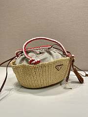Colestore Prada Neutral Small Crochet Bag 25x14x11.5cm - 3