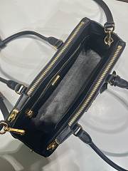Colestore Prada Black Prada Galleria Medium Leather Bag 28x14x10.5cm - 5