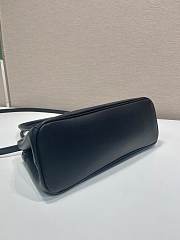 Colestore Prada Black Prada Galleria Medium Leather Bag 28x14x10.5cm - 4