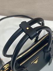 Colestore Prada Black Prada Galleria Medium Leather Bag 28x14x10.5cm - 3