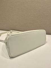 Colestore Prada White Prada Galleria Medium Leather Bag 28x14x10.5cm - 3