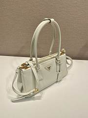 Colestore Prada White Prada Galleria Medium Leather Bag 28x14x10.5cm - 2