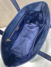 Colestore Prada Re-Edition 1978 medium Re-Nylon and Saffiano leather tote bag Baltic Blue 35x26x15cm - 6