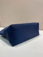 Colestore Prada Re-Edition 1978 medium Re-Nylon and Saffiano leather tote bag Baltic Blue 35x26x15cm - 4