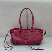 Colestore  Balenciaga Women's Le City Bag East-west in Framboise 31x19x9cm - 1
