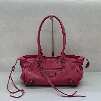 Colestore  Balenciaga Women's Le City Bag East-west in Framboise 31x19x9cm