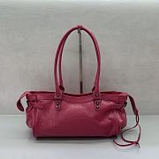 Colestore  Balenciaga Women's Le City Bag East-west in Framboise 31x19x9cm - 4