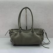 Colestore  Balenciaga Women's Le City Bag East-west in Army Green 31x19x9cm - 4