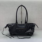 Colestore  Balenciaga Women's Le City Bag East-west in Black 31x19x9cm - 1