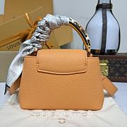Colestore Louis Vuitton Capucines Mini Apricot Taurillon Leather 21x8x13.6cm - 3
