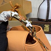 Colestore Louis Vuitton Capucines Mini Apricot Taurillon Leather 21x8x13.6cm - 2