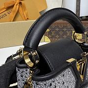 Colestore Louis Vuitton Capucines Nano Silver Crystals on Textile 16.3x6.5x11cm - 3