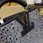 Colestore Louis Vuitton Capucines Nano Silver Crystals on Textile 16.3x6.5x11cm - 6