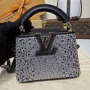 Colestore Louis Vuitton Capucines Nano Silver Crystals on Textile 16.3x6.5x11cm - 5