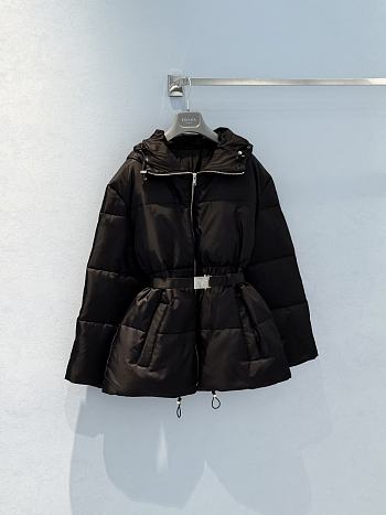 Colestore Prada Black Re-Nylon Hooded Down Jacket 
