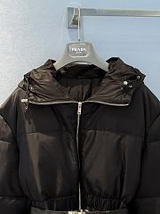 Colestore Prada Black Re-Nylon Hooded Down Jacket  - 3