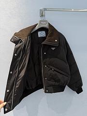 Colestore Prada Black Cropped Compact Poplin Down Jacket  - 6