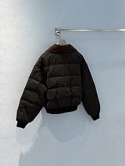 Colestore Prada Black Cropped Compact Poplin Down Jacket  - 5