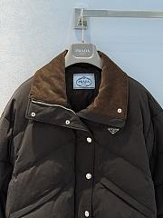 Colestore Prada Black Cropped Compact Poplin Down Jacket  - 3