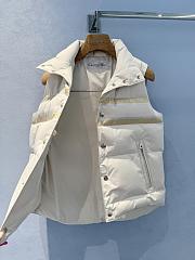 Colestore Dior DiorAlps Puffer Vest White Quilted Technical Taffeta with Gold-Tone Dior Star Motif  - 6