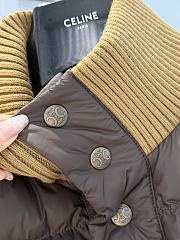Colestore Celine Sleeveless Puffer Jacket In Light Nylon Brown  - 3