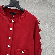 Colestore Chanel Red Knit Cardigan  - 5