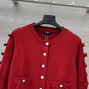 Colestore Chanel Red Knit Cardigan  - 2